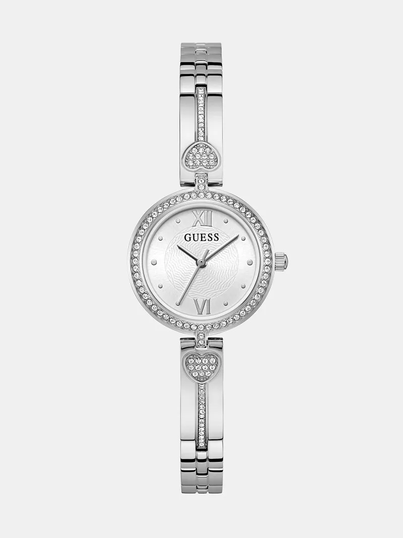 Analoog horloge met kristallen
