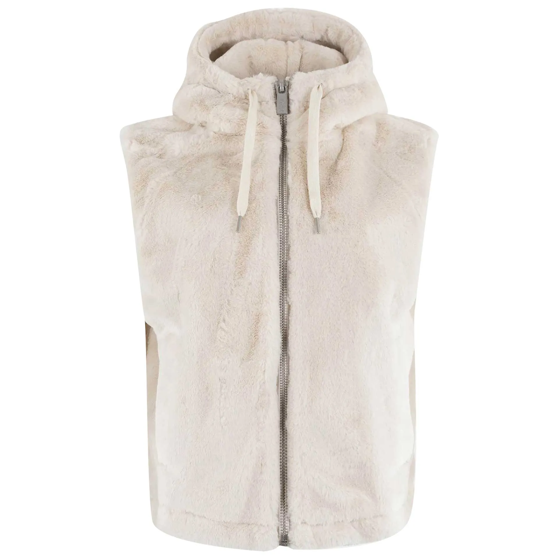 Anna Blue Gilet Cell Ivoor            