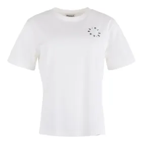   Anna Blue Slim T-shirt Off White