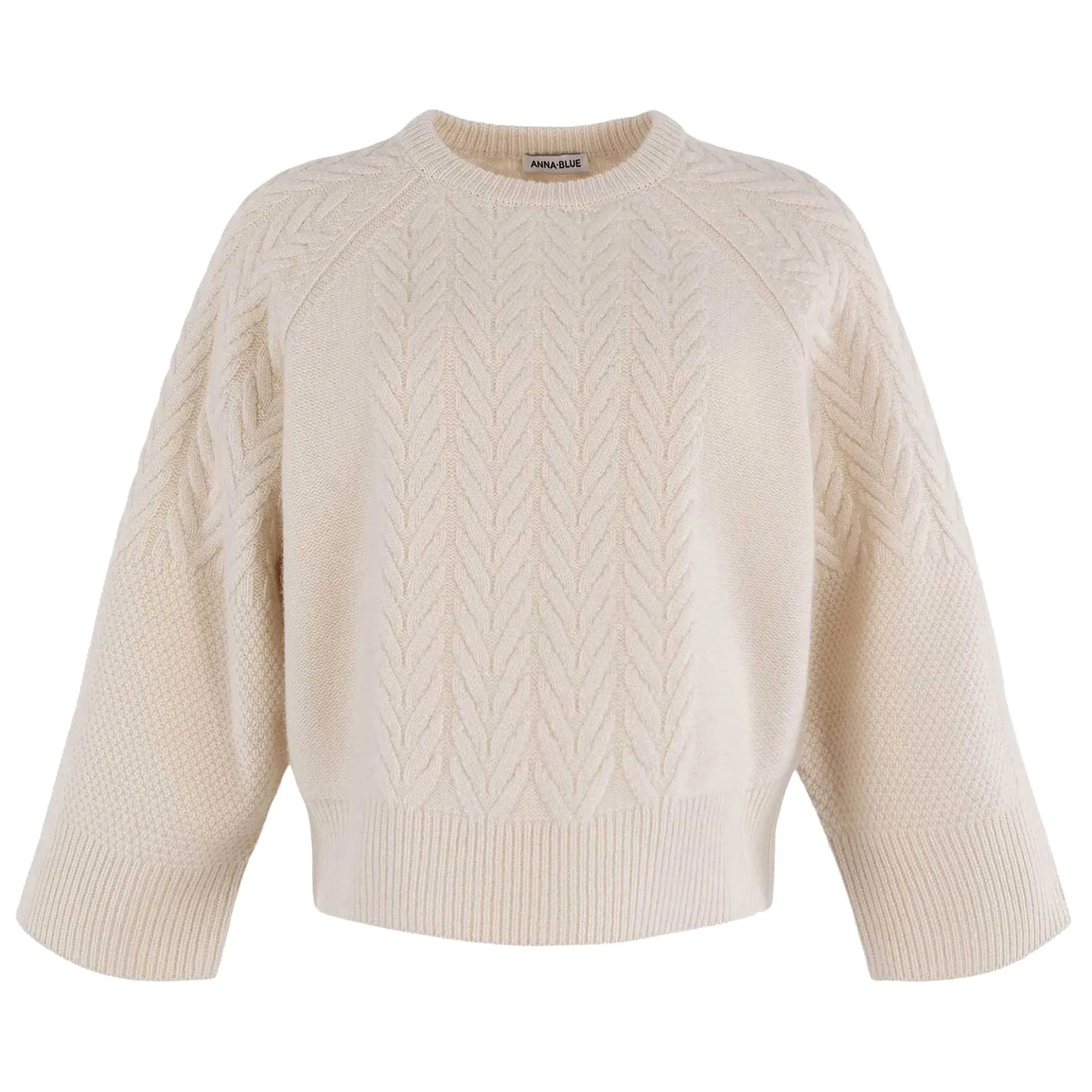 Anna Blue Trui Chris Offwhite            