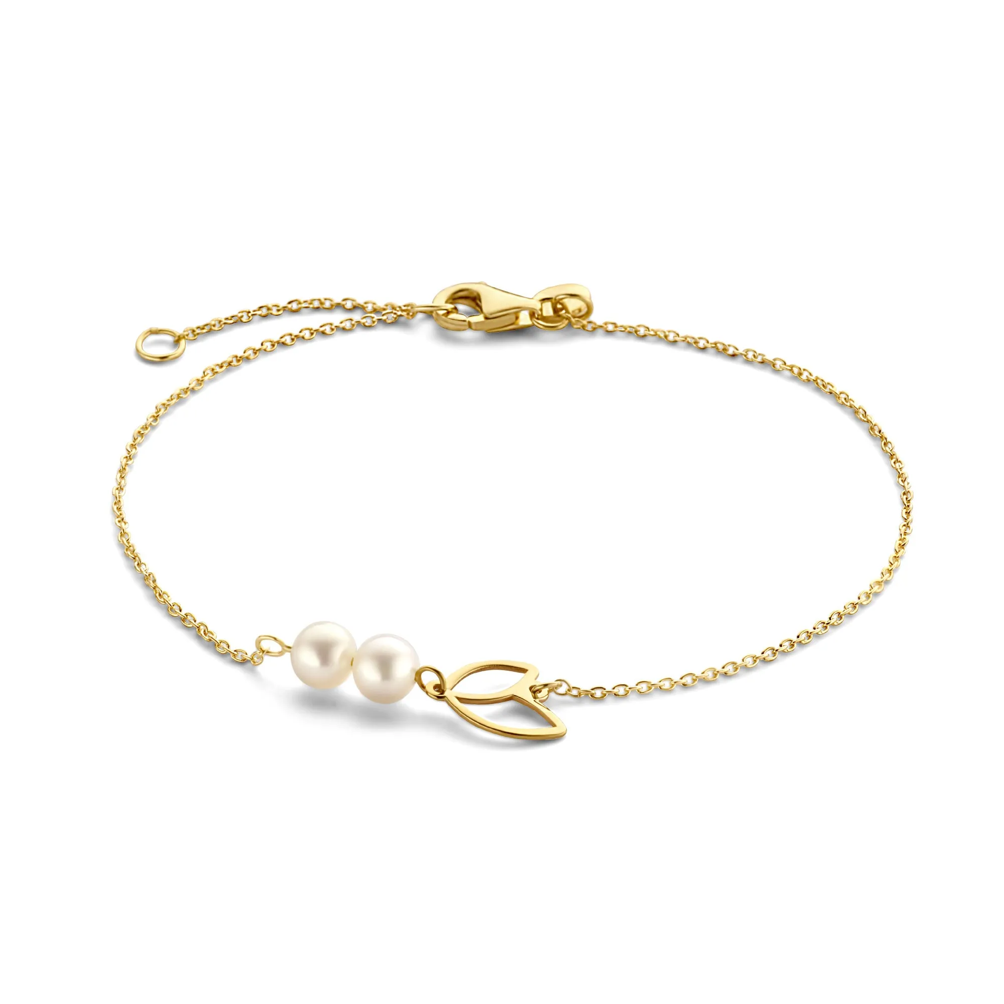 Belleville Noémi 14 karaat gouden armband met zoetwaterparels