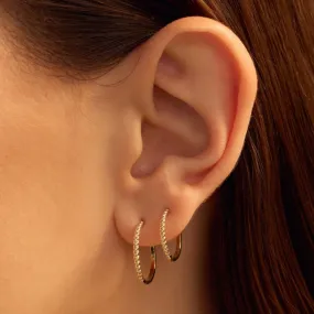 Beloro Jewels Della Spiga Giana 9 karaat creolen