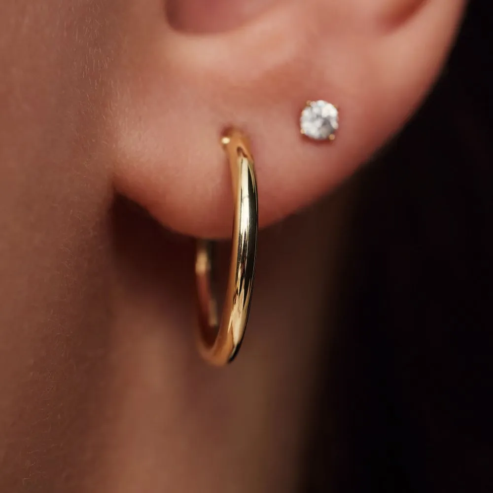 Beloro Jewels La Rinascente Chiara 9 karaat creolen