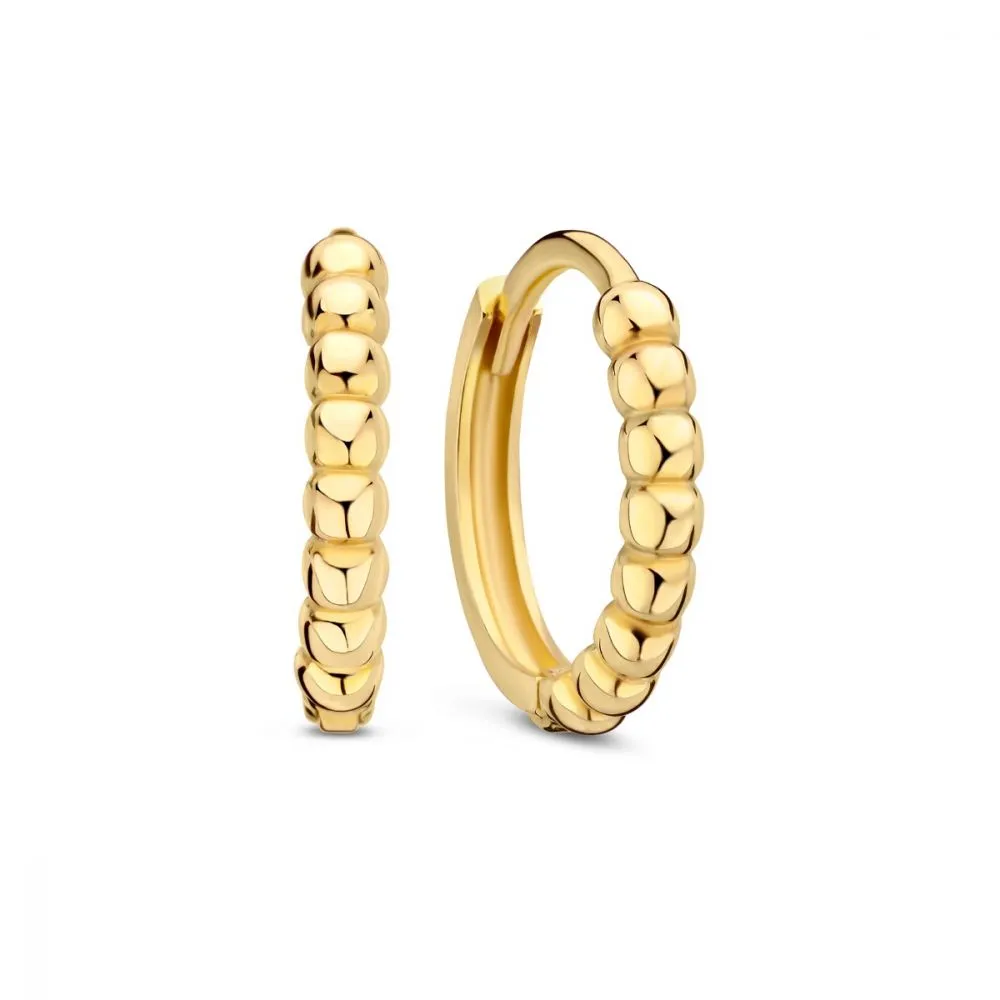 Beloro Jewels La Rinascente Elena 9 karaat creolen (9.5 mm)