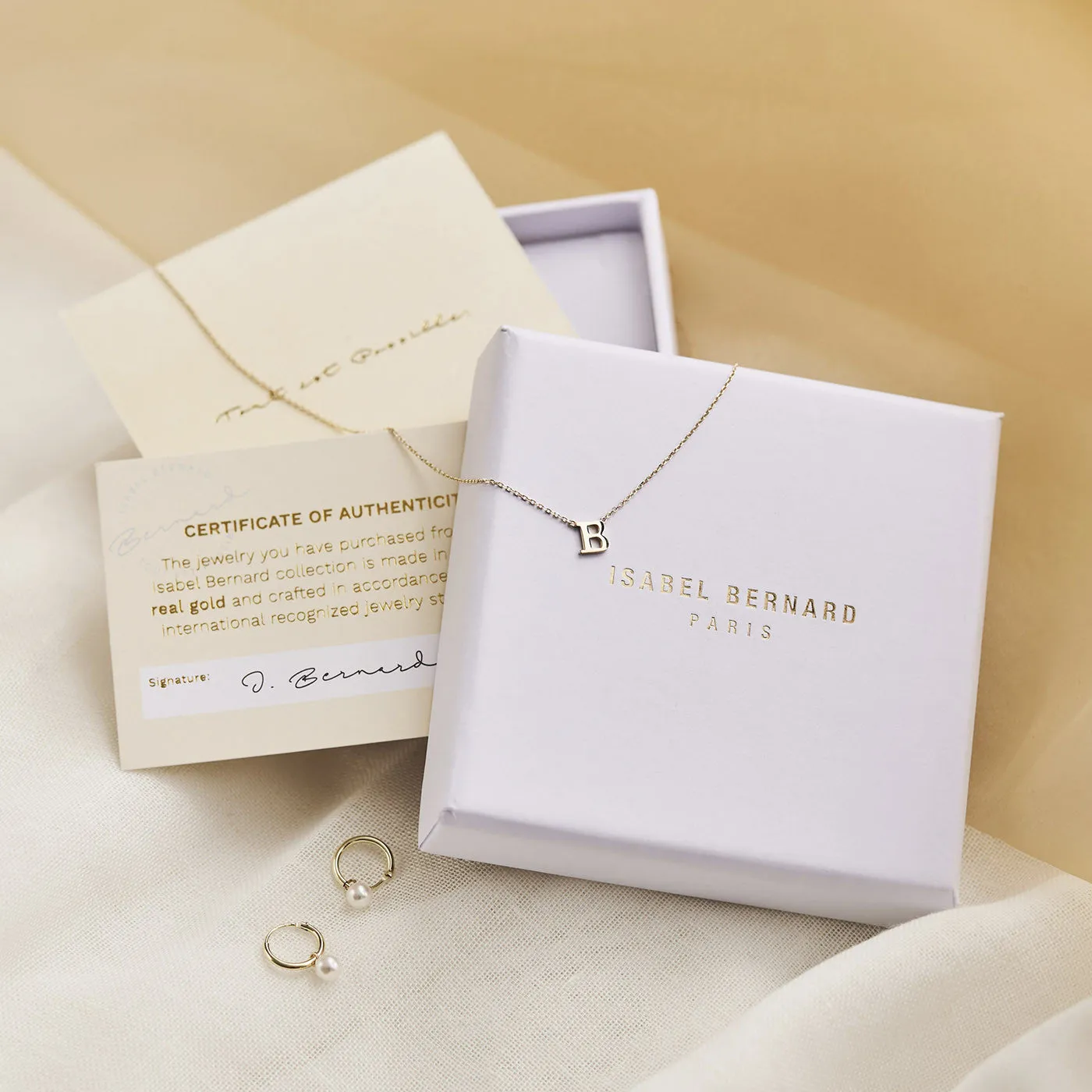 Cadeau d'Isabel 14 karaat gouden oorbellen set