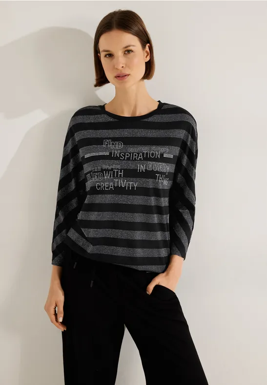 CECIL Shirt met glinsterende details