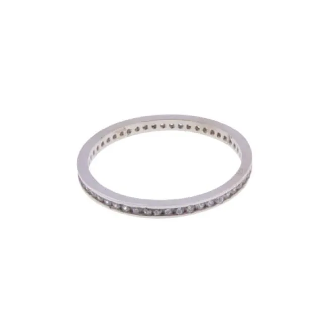 Christian 14 karaat wit gouden ring met zirkonia