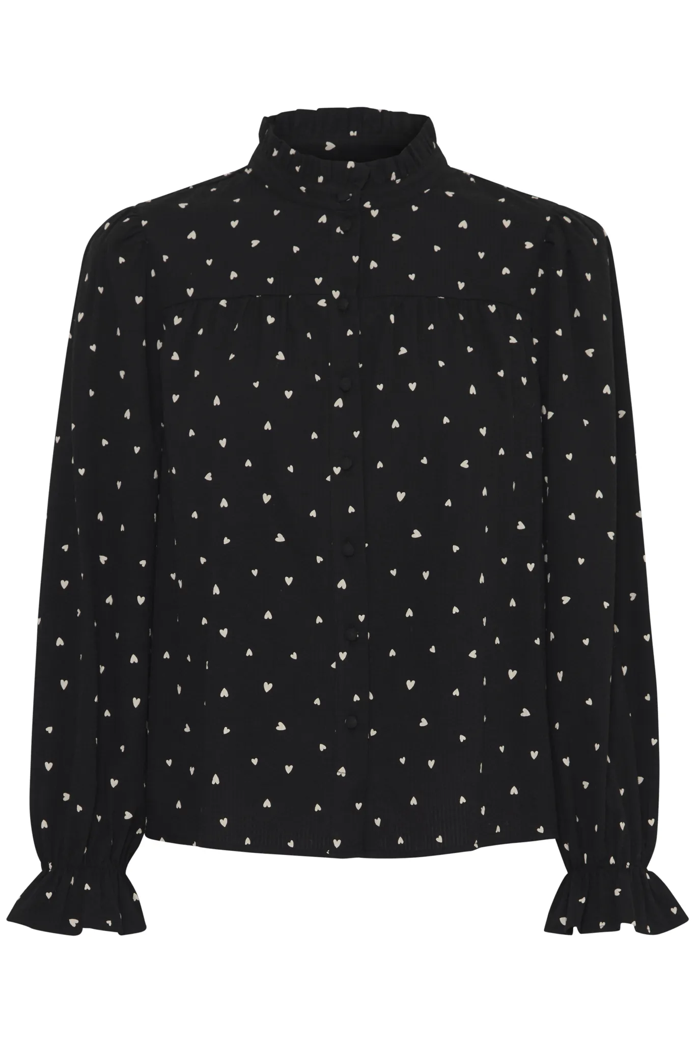Ichi IhQwissa Blouse Black Heart