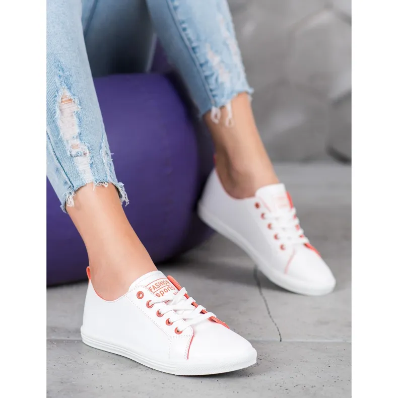 Ideal Shoes Mode sportschoenen wit