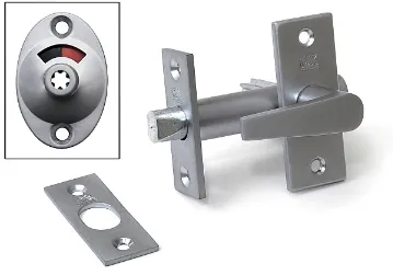 INSTEEKGRENDEL WC GRIJS 70 / 50 MM  WC SLOT  PER STUK