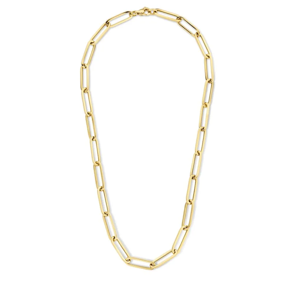 Isabel Bernard Aidee Odile 14 karaat Gouden Collier (Lengte: 45:00 cm)
