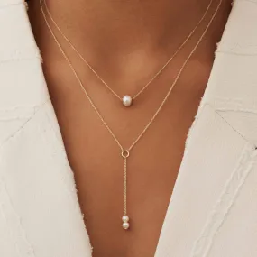 Isabel Bernard Belleville Luna 14 Karaat Gouden Collier (Lengte: 40.00-42.00 cm)