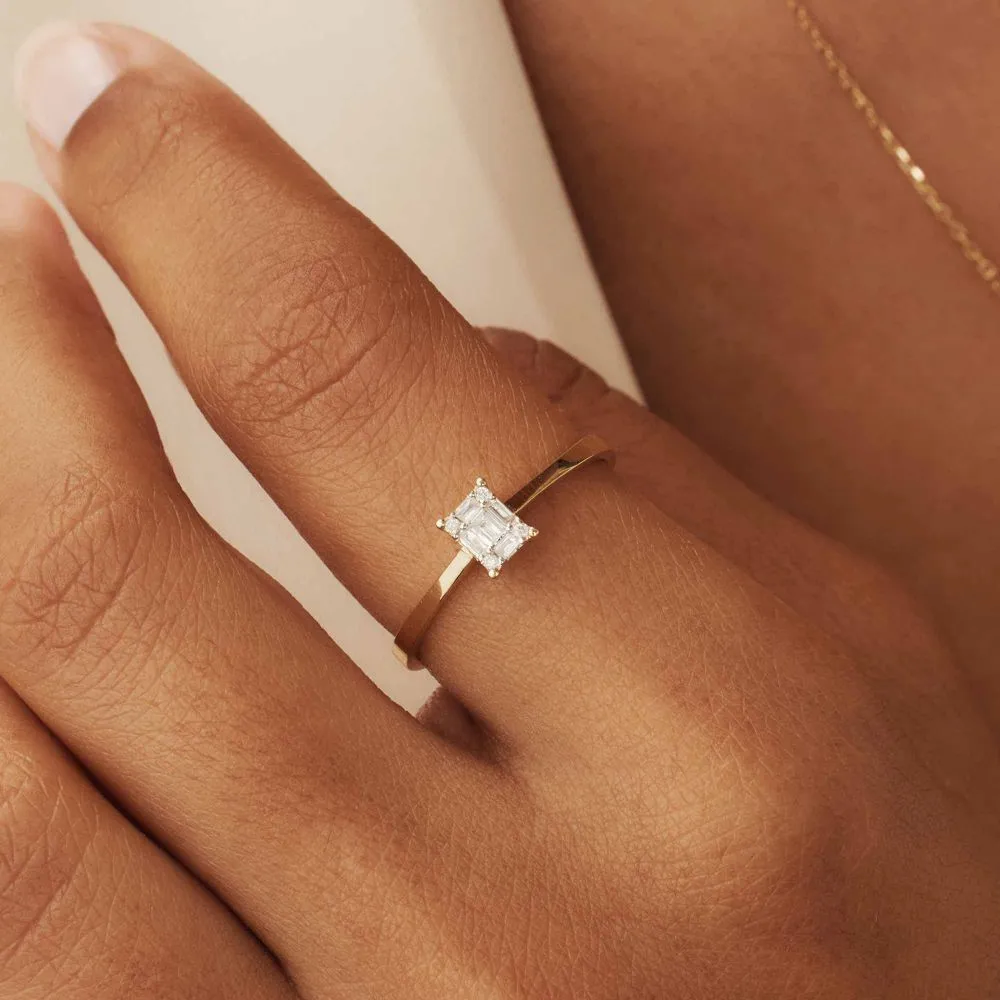 Isabel Bernard De la Paix Maxime 14 Karaat Gouden Ring | Diamant 0.10 ct |