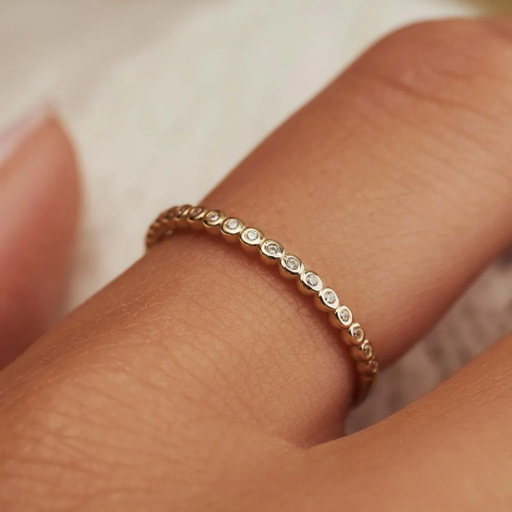 Isabel Bernard Rivoli Aélys 14 Karaat Gouden Ring