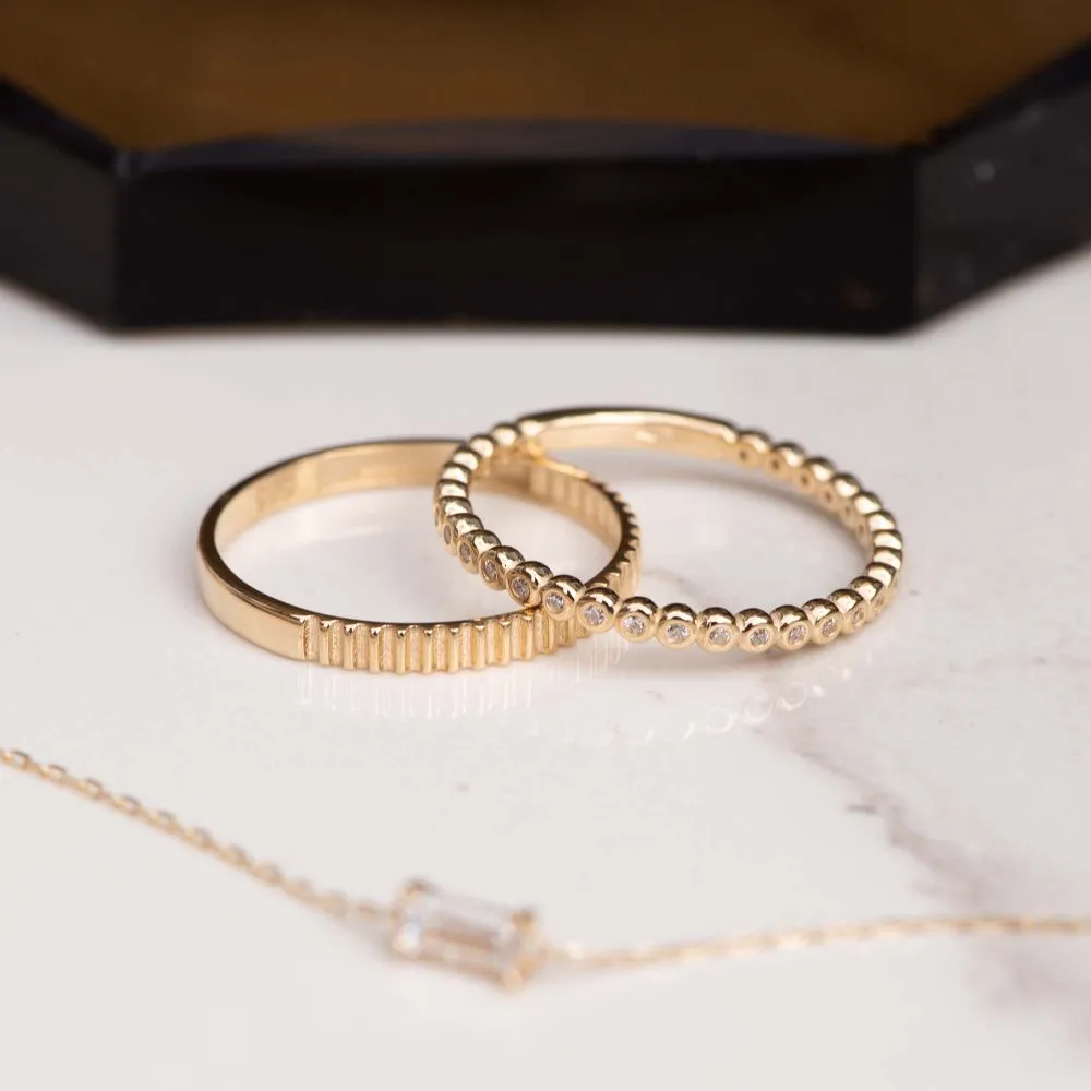 Isabel Bernard Rivoli Aélys 14 Karaat Gouden Ring