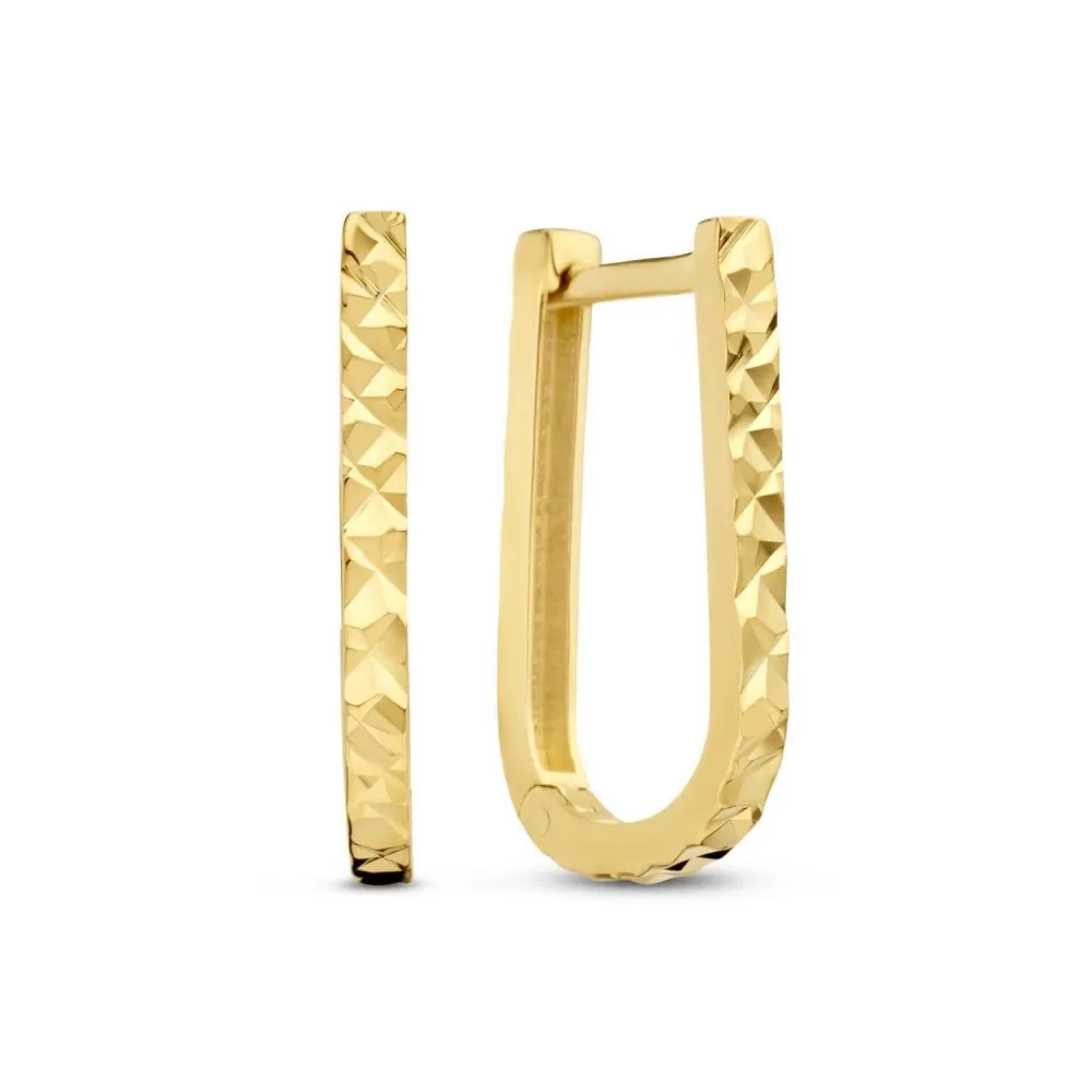 Isabel Bernard Rivoli Laura 14 Karaat Gouden Oorhangers