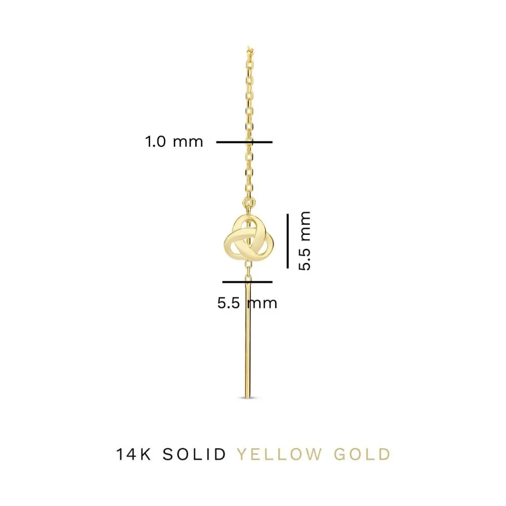 Isabel Bernard Rivoli Méline 14 Karaat Gouden Oorhangers