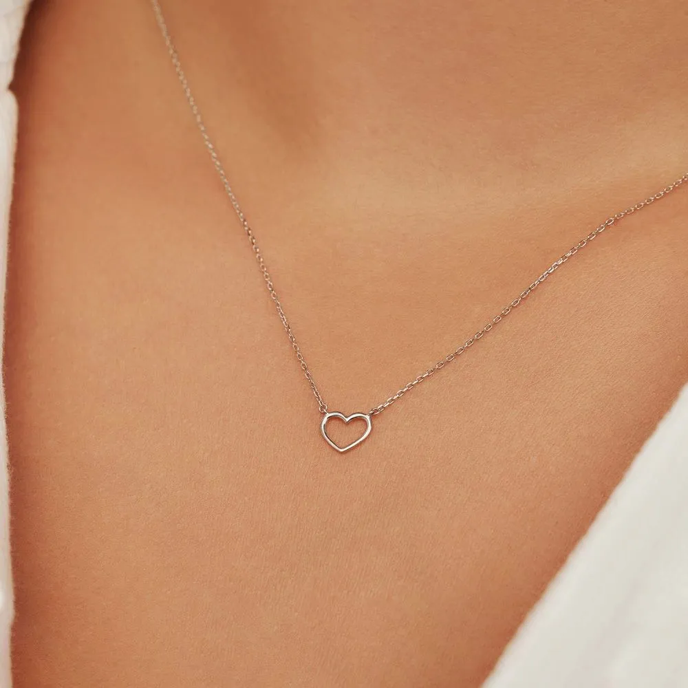 Isabel Bernard Saint Germain Amore 14 Karaat Wit Gouden Collier