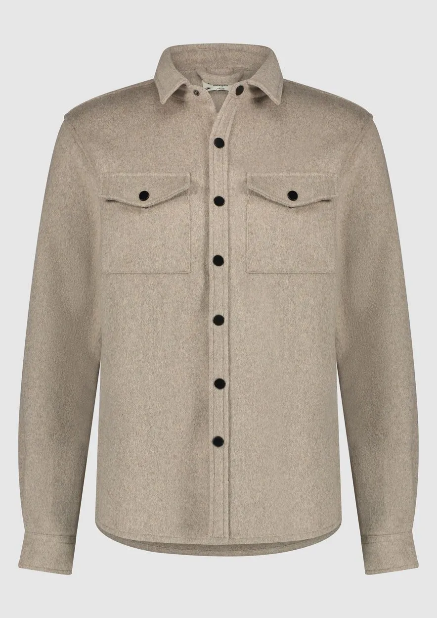 Jeff Shirt Brindle Melange