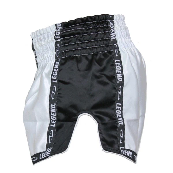 Legend Sports Kickboks broekje Wit/Zwart Trendy