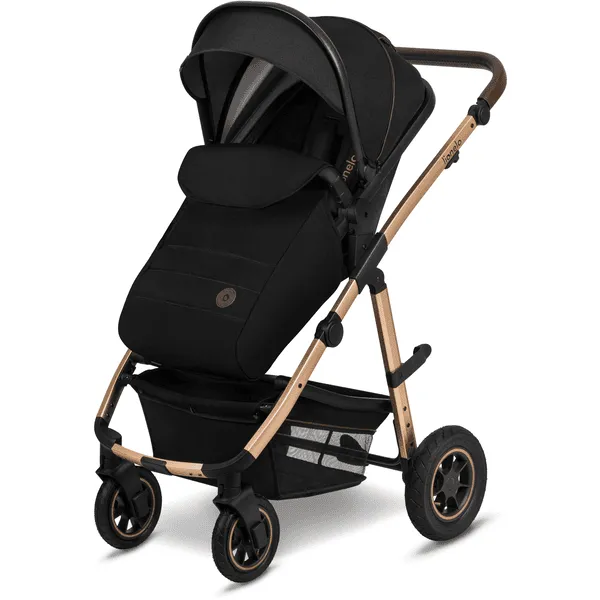lionelo Kinderwagen Amber 2 in 1 Black Onyx