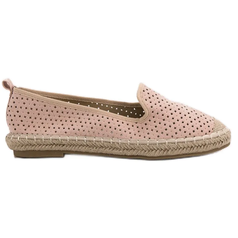Lucky Shoes Poeder opengewerkte Lords roze