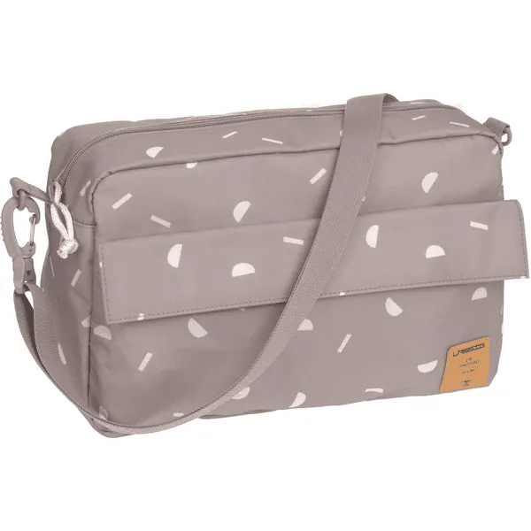 LÄSSIG Casual Blocks Kinderwagenzak Buggy Organiser Tas taupe