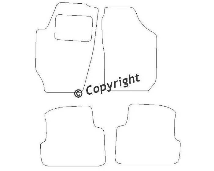 MATTENSET SKODA FABIA I 2007  2008
