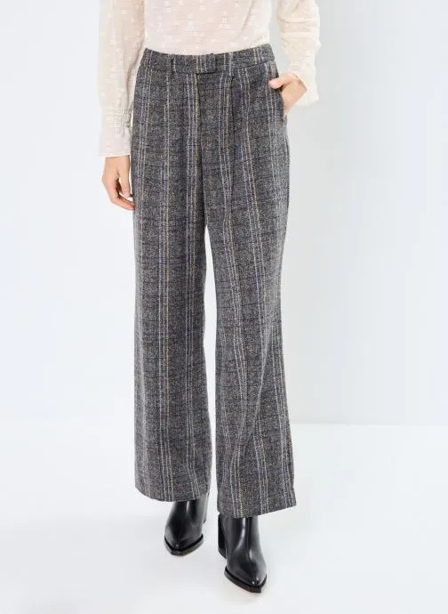      MOLLY BRACKEN LADIES WOVEN PANTS  ZWART   