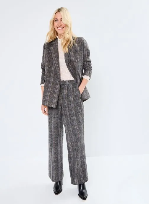      MOLLY BRACKEN LADIES WOVEN PANTS  ZWART   