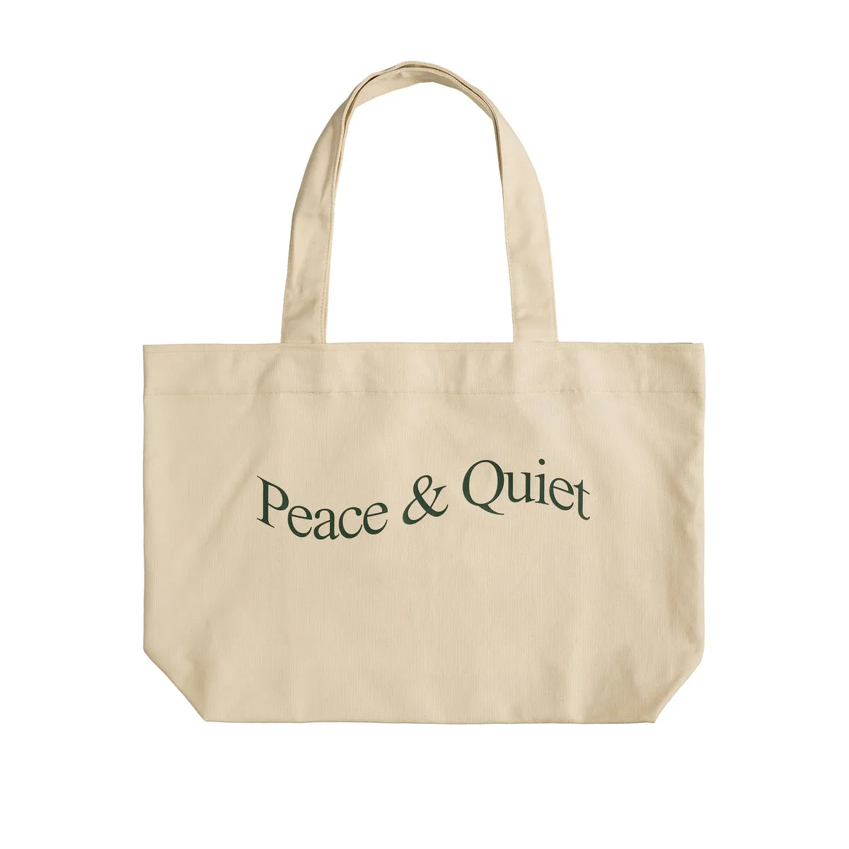 Museum of Peace & Quiet Wordmark Tote Bag Bone