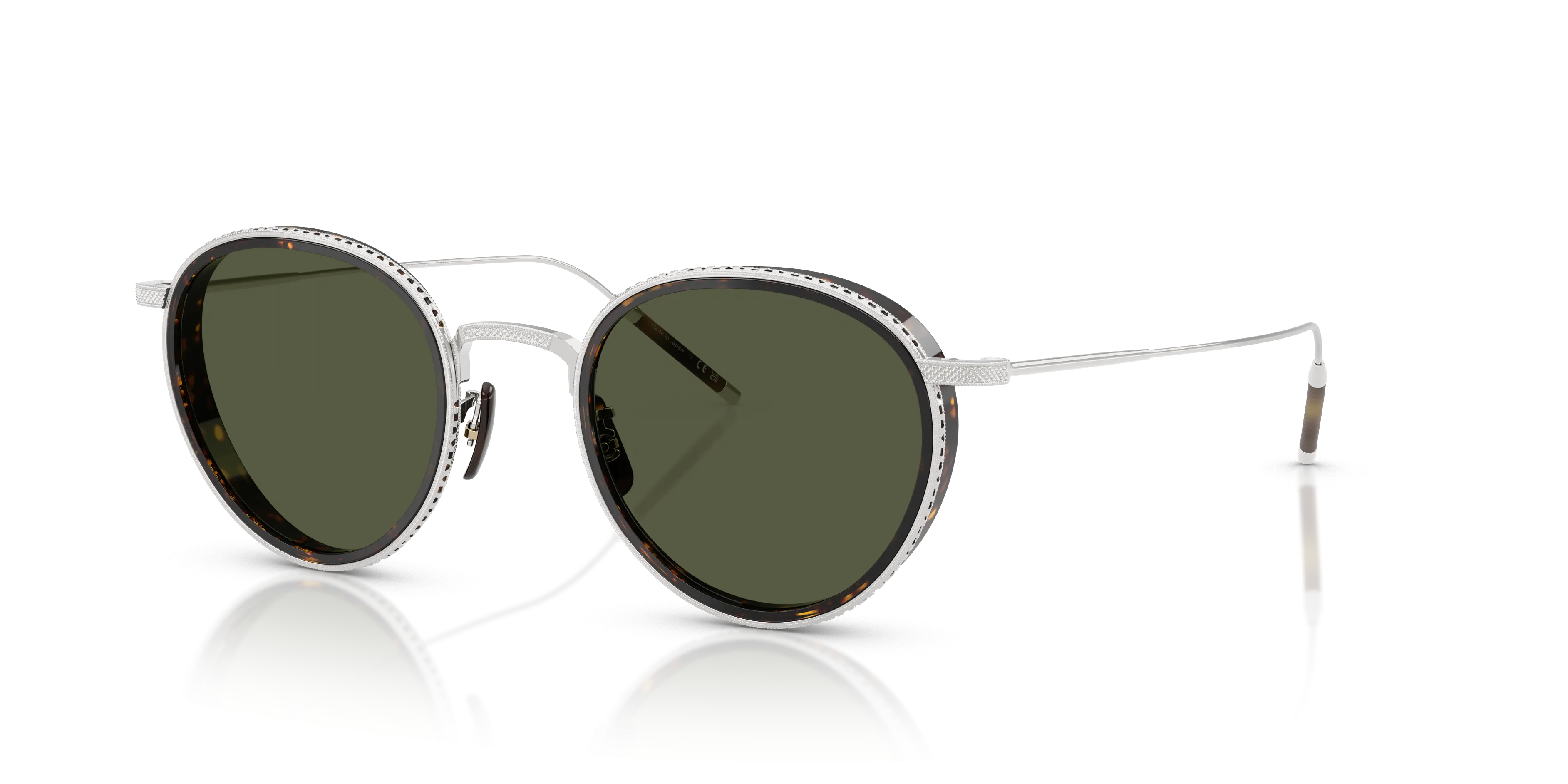 OLIVER PEOPLES OV1318ST TK8 SUN GOLD PLATED M (48  22)  WITH GROEN LENSES AND GRIJS FRAME
