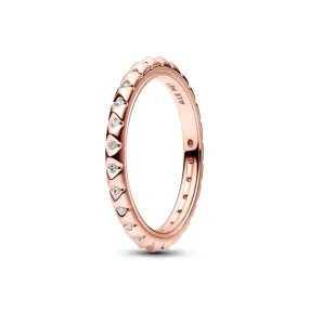 Pandora ME Rose Gold Plated Pyramids Ring