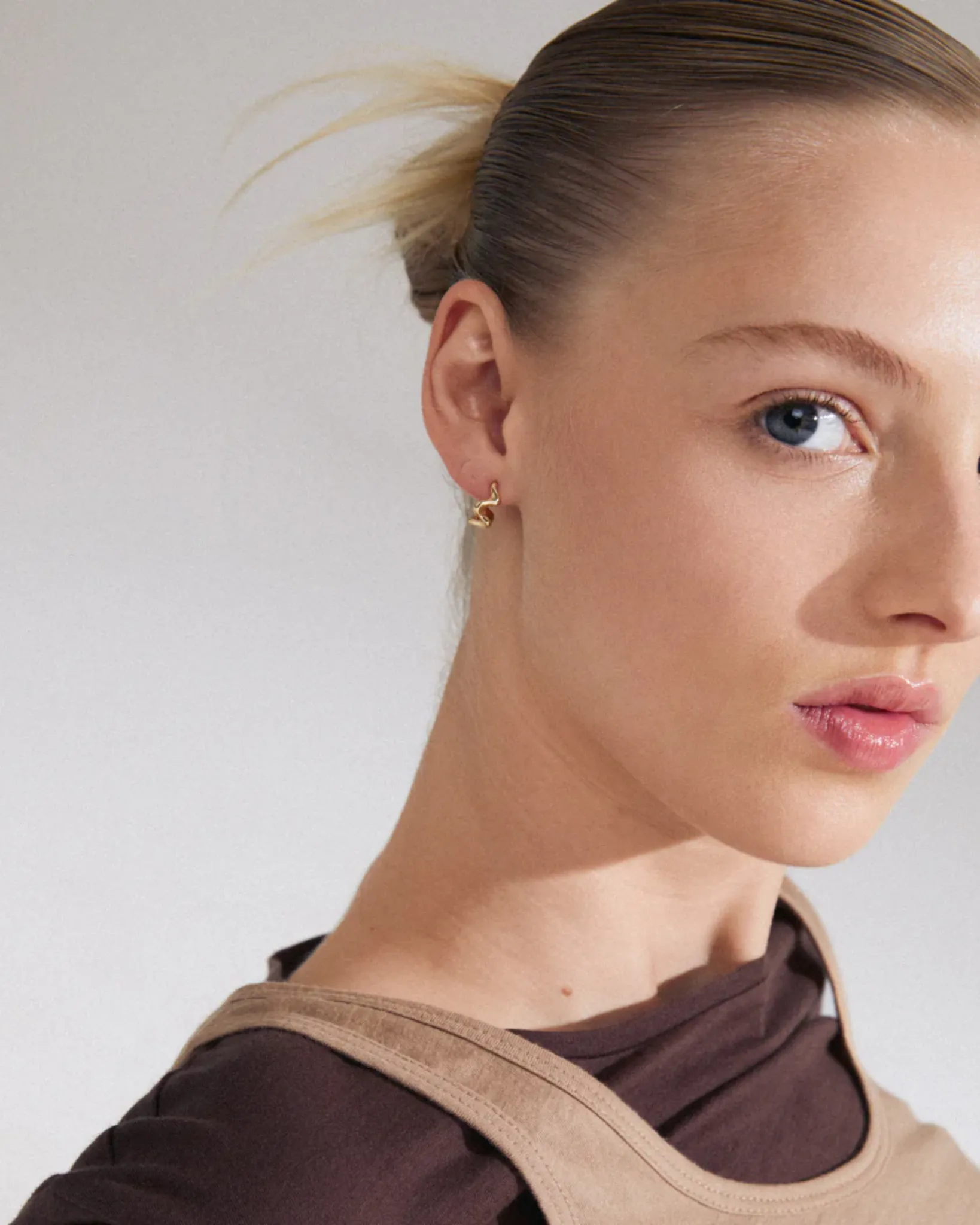 PILGRIM PILGRIM PENELOPE RECYCLED EARRINGS GOLDPLATED