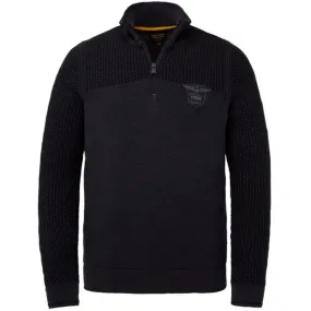 PME Legend HAFL ZIP COLLAR COTTON PLATED