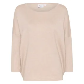   Saint Tropez Mila SZ R-Neck Pullover Grijs