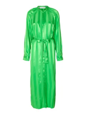 Selected Femme Christelle shirt dress groen