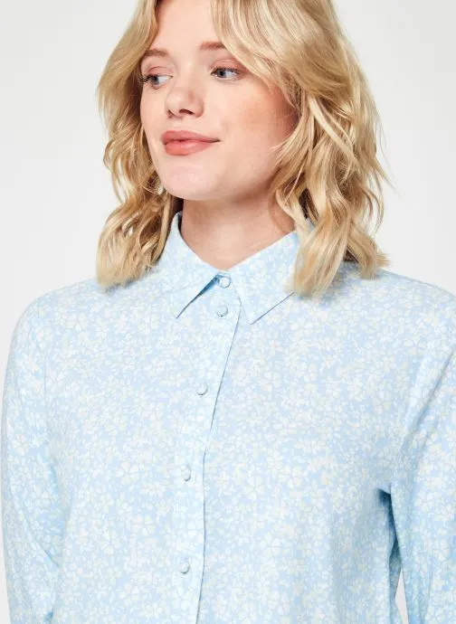      SELECTED FEMME SLFBRENDA LS SHIRT M  BLAUW   