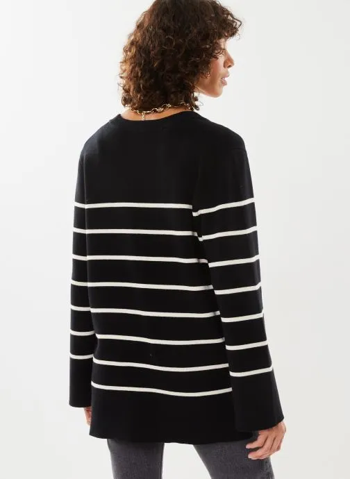      SELECTED FEMME SLFLIVA LS LONG KNIT CARDIGAN NOOS  ZWART   