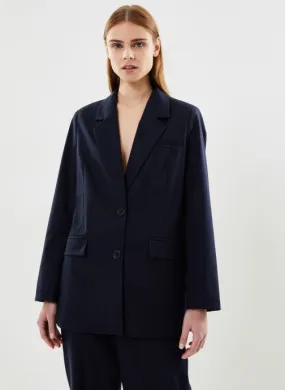      Selected Femme Slfpenelope Ls Relaxed Blazer - Blauw   
