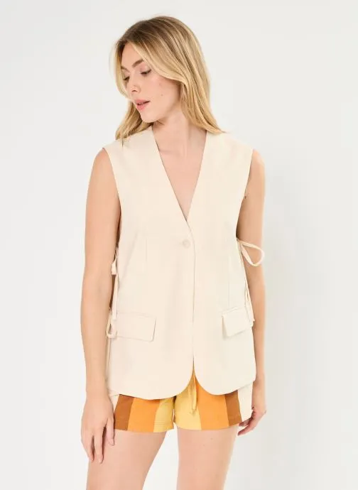      SELECTED FEMME SLFSELFINA VEST  WIT   
