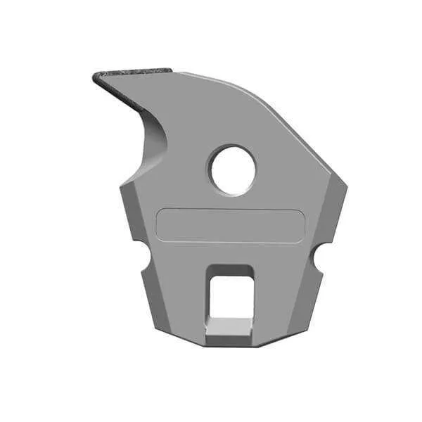 Shredder Sickle Teeth Fitting to Komptech Crambo Shredder, with 2 Layers
