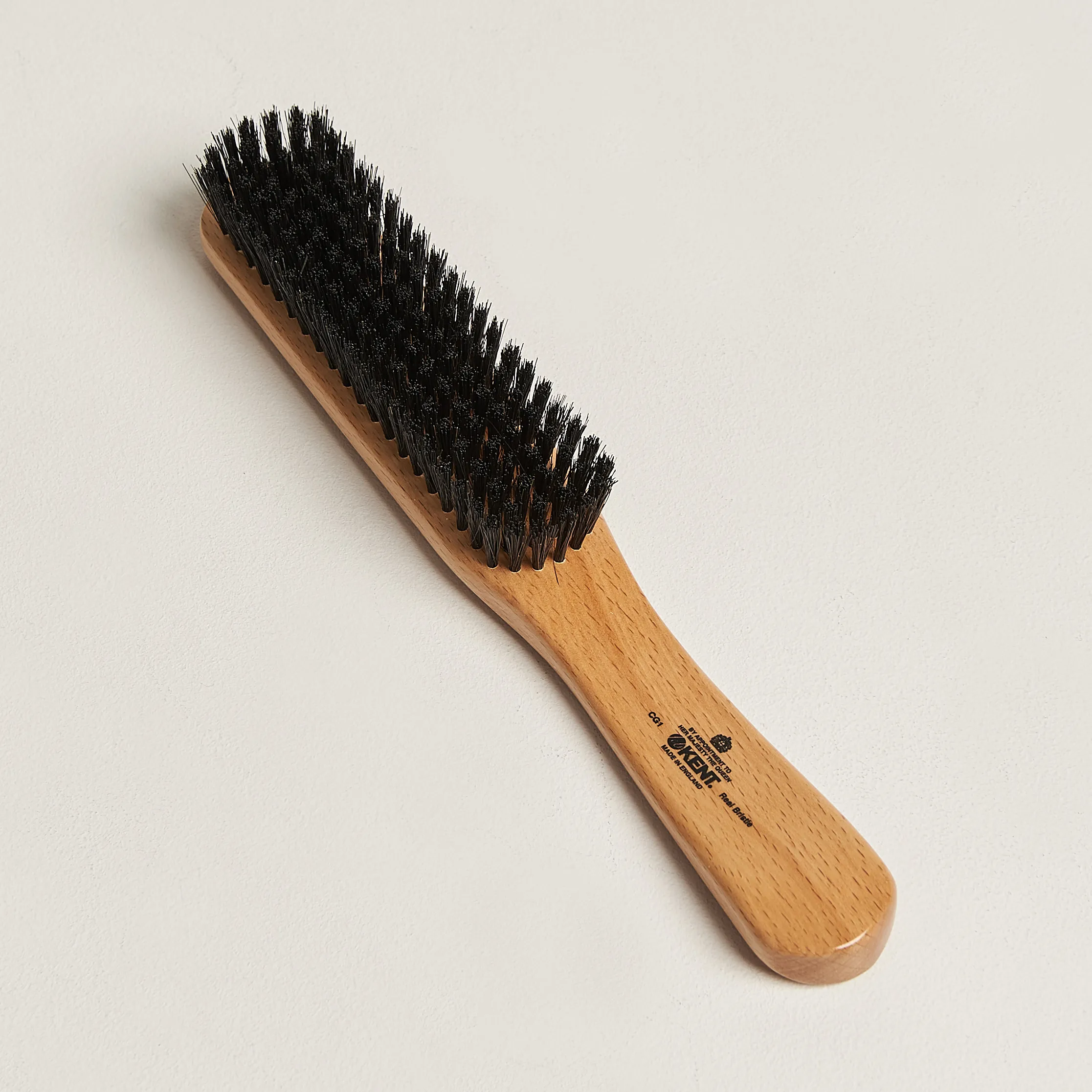 Small Cherry Wood Clothing Brush