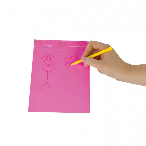 TEKENSET NEON JUNIOR ROZE 2DELIG