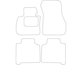 Velours mattenset BMW 2 serie F46 Gran Tourer 2014-