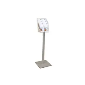 Vloerdisplay met 1 folderhouder 6vaks 1/3A4 portrait
