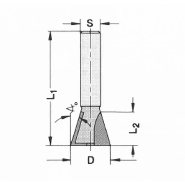  ZWALUWSTAARTFREES 13,5MM D=8 24323513500 24323513500