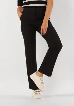 zwarte co'couture pantalon vola pant