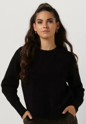 zwarte co'couture trui mero o knit
